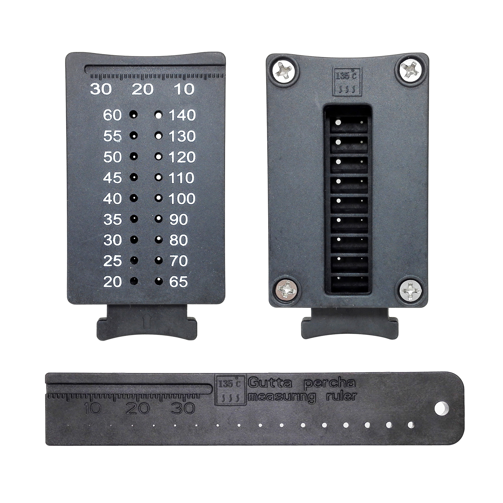 `Dental Gutta Percha Points Root Files Gauge Cutter Measure Ruler