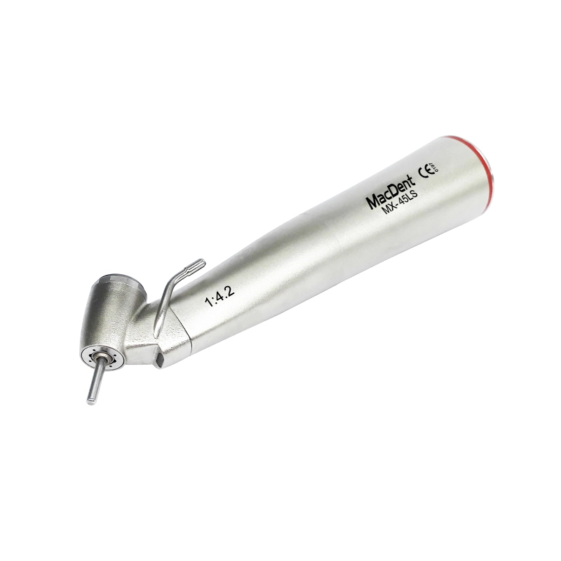 MacDent MX-45LS 1:4.2 Dental Fiber Optic 45° Surgical Contra Angle Handpiece