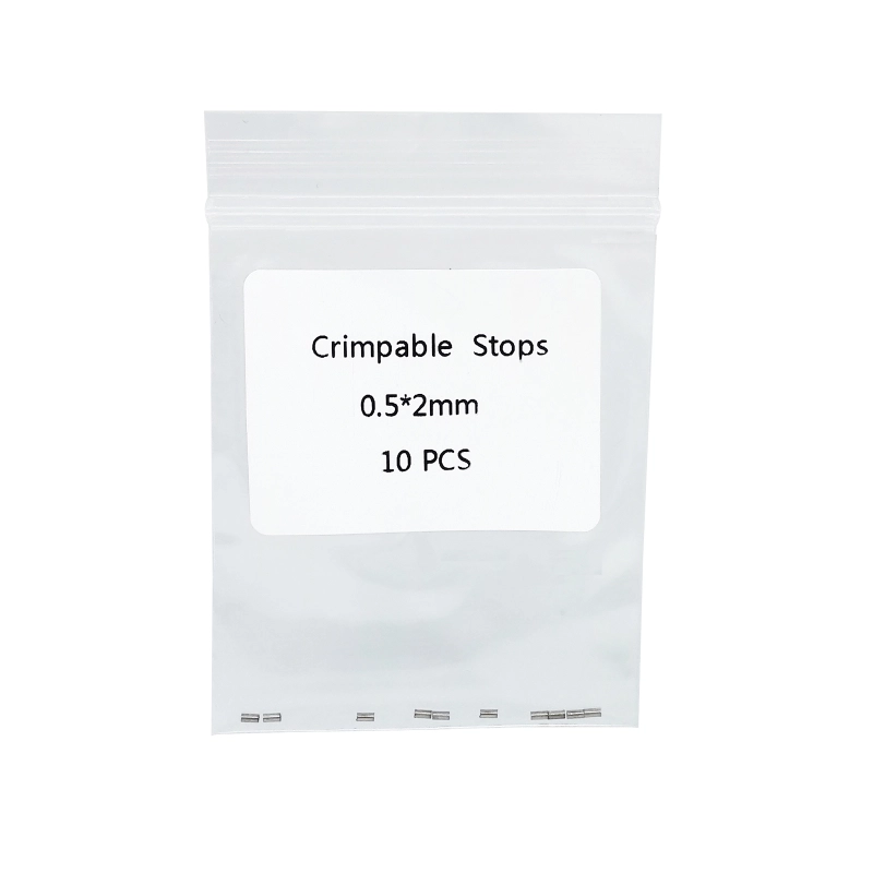 `Dental Orthodontic Mini Stops tube Crimpable Hooks Bracket Stopper 0.5/0.8mm