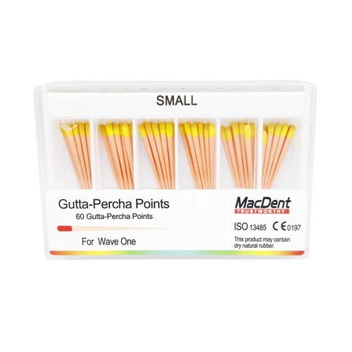 *MacDent Dental Obturation Wave One Gutta Percha Points Endo Root Canal Small Primary Large