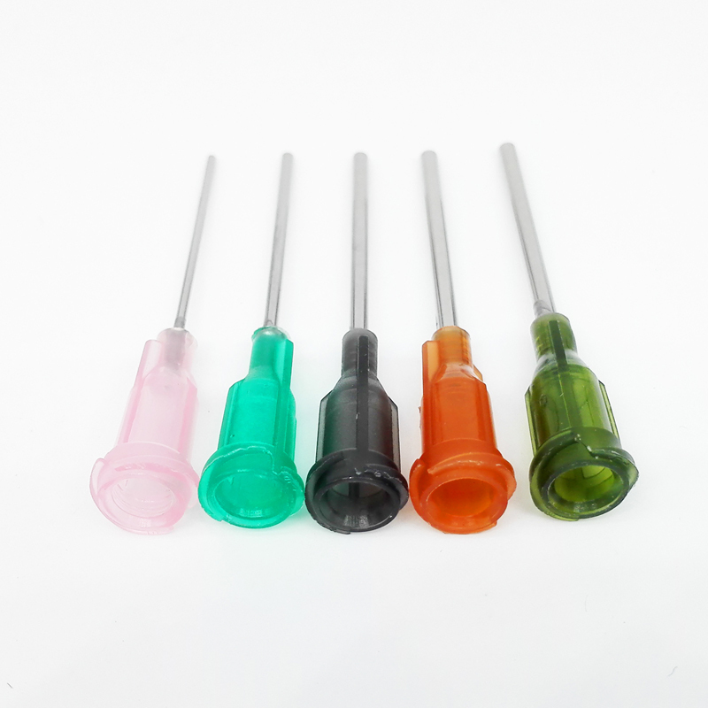 `1.5'' Dental Blunt Dispensing Needles Syringe Needle Tips For Glue Oil Ink 14-25 Gauge