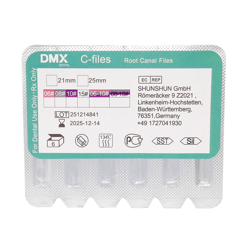 DMX Dental Root Canal Files Hand Use Endodontic C File 21mm/25mm