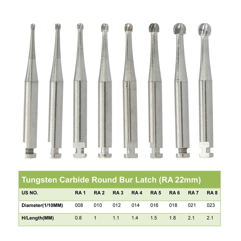 `WAVE Dental Tungsten Carbide Round Bur RA 22mm