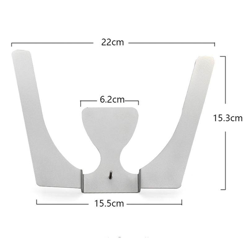Dental Occlusal Maxillary Casting Jaw Fox Plane Plate Complete Denture Tool 3D