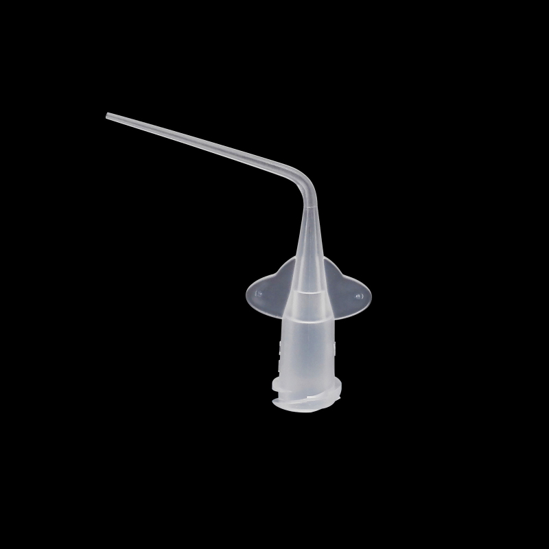 Dental Disposable Syringe Tips Endo Irrigation Flexible Composite Blue/Clear