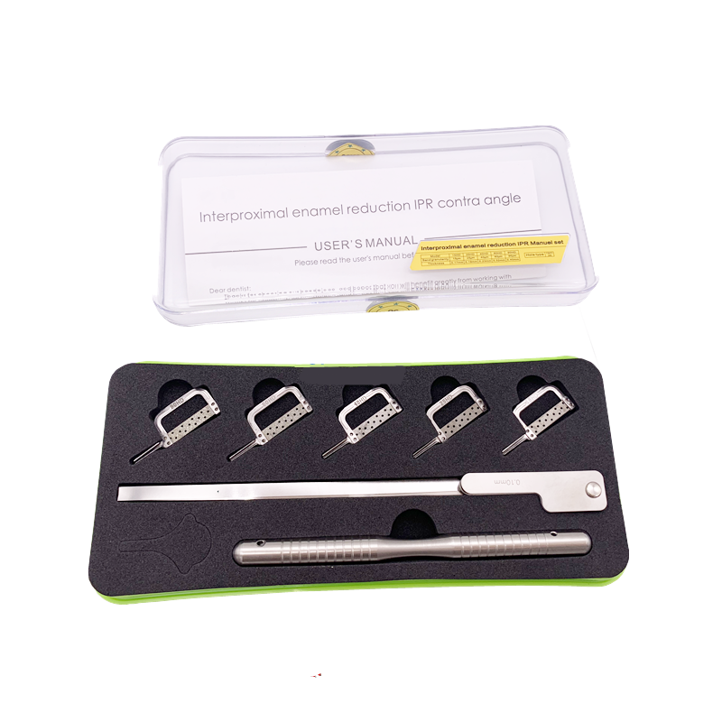 `Dental Interproximal Enamel Reduction IPR Contra Angle Strip 15-90HD + Handle