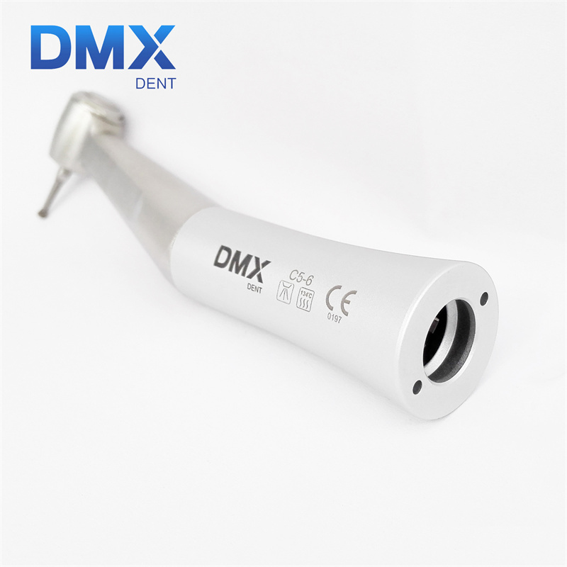 DMXDENT Dental Low Speed 1:1 Contra Angle Handpiece For CA Bur FX23 E-Type C5-6 DMX