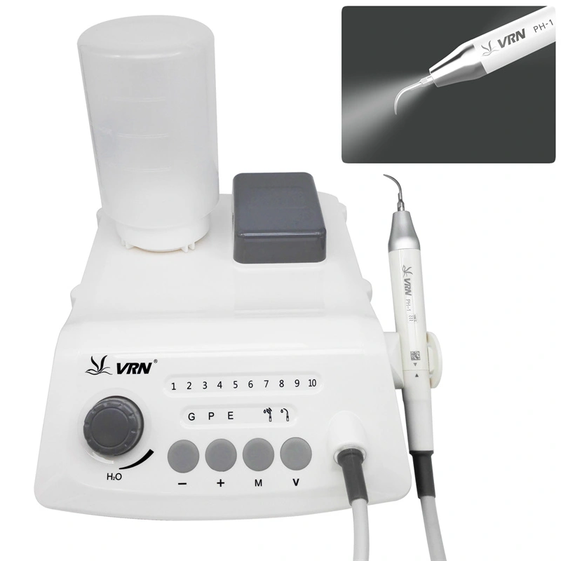 VRN-A8 Dental Portable Ultrasonic Piezo Scaler – LED Detachable Handpiece & Wireless Foot Control