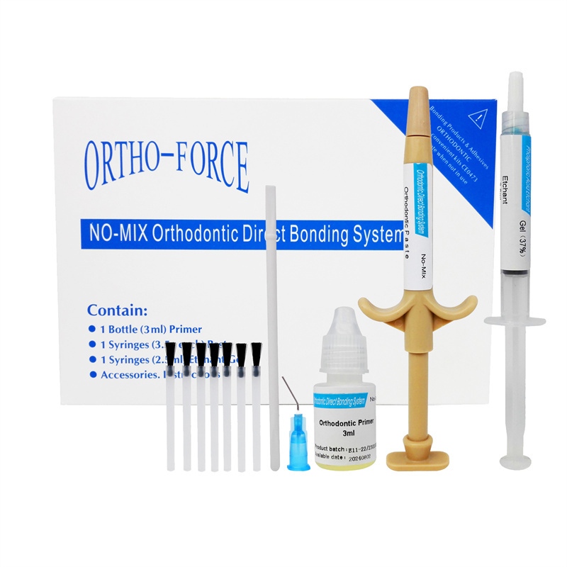 **Dental Orthodontic Direct Bonding System No-mix Mini Kit Adhensive Resin Paste