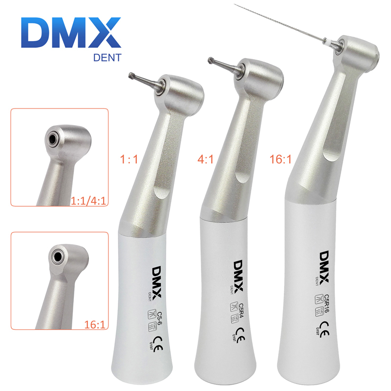 `DMXDENT C5R4 C5R16 C5-6 Dental Reduction Contra Angle Low Speed Handpieces 1:1 4:1 16:1