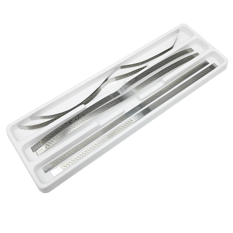 6Pcs/Kit Dental Steel Abrasive One Side Finishing Polishing Strips TOR VM 145mm