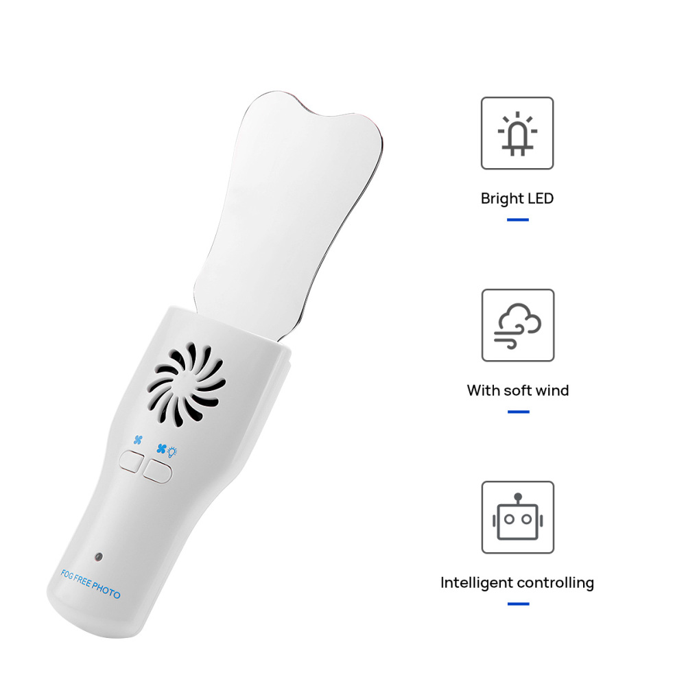 Fog Free Dental Intra Oral Photo System with One Mirror