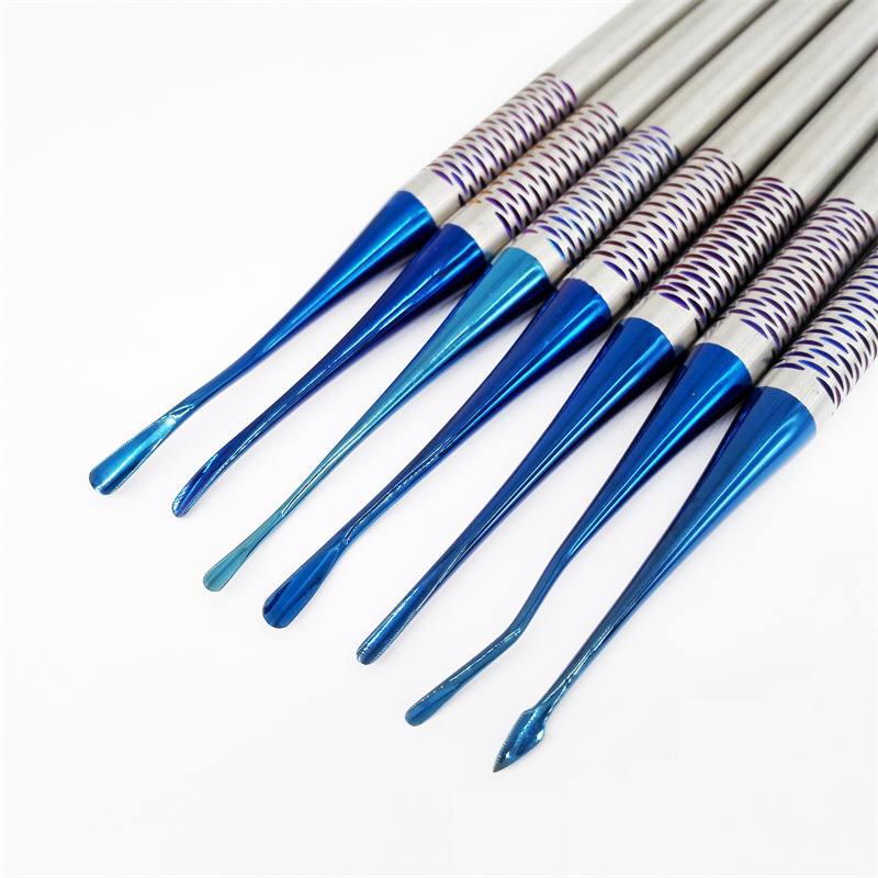 7Pcs Color Coated Dental Restorative Composite Filling Instruments Set