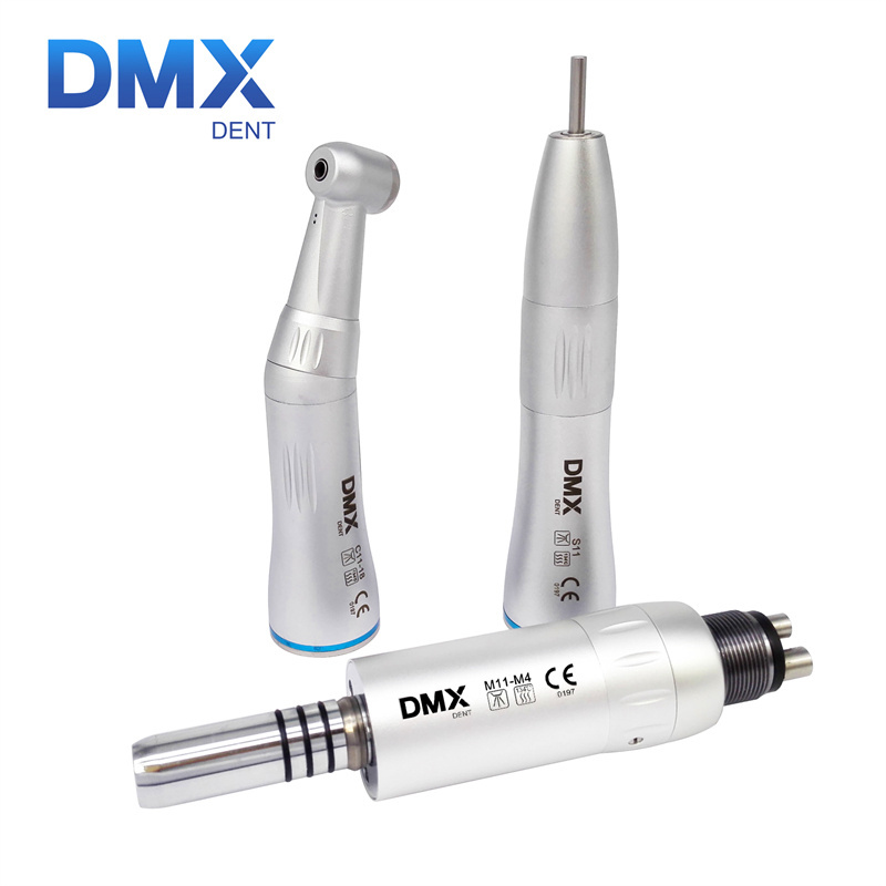 DMXDENT Dental Low Slow Speed Handpiece Contra Angle Straight Air Motor E-type