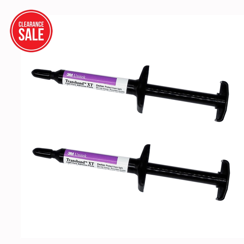 `Clearance! 3M TRANSBOND XT Light Cure Adhesive Paste Syringe 4g*2