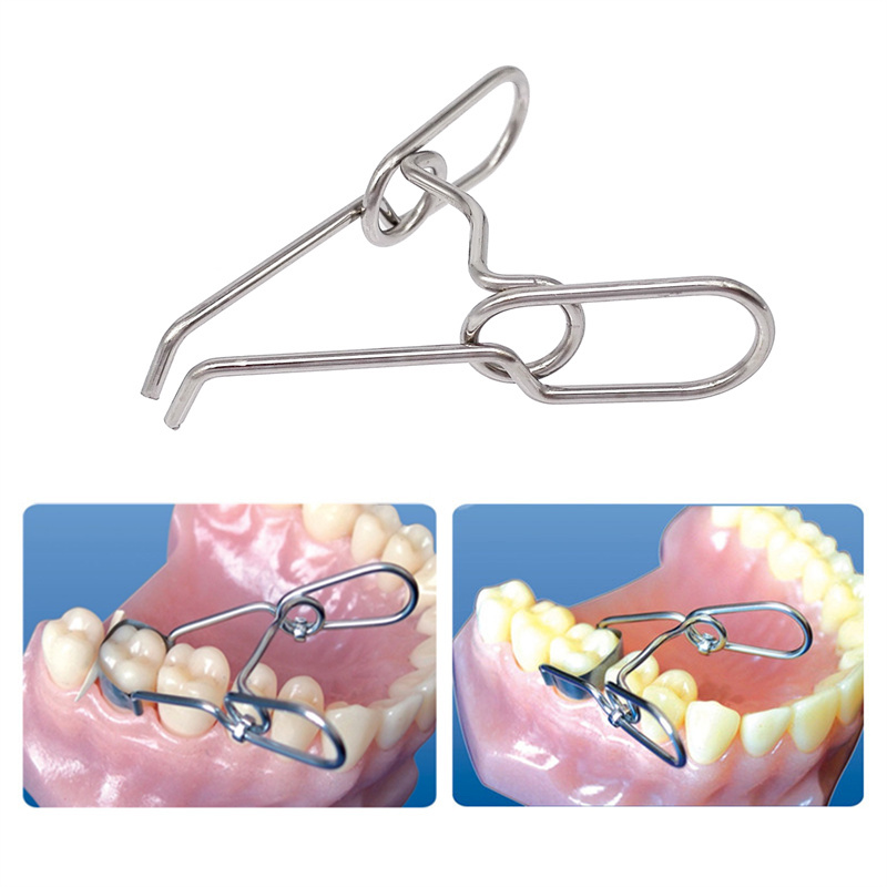 Dental Matrix Saddle Contoured Matrices Spring Clips Orthodontics Oral Tool Installation A Shape
