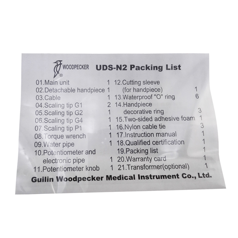 Woodpecker UDS-N2 Dental Ultrasonic Piezo Built-in Scaler Fit Unit Detachable PD