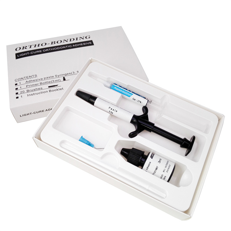 Dental Orthodontic Light Cure Brackets Mini Adhesive Bonding System Kit