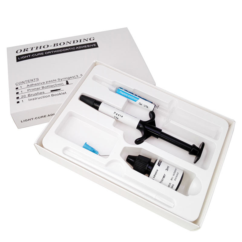 Dental Orthodontic Light Cure Brackets Mini Adhesive Bonding System Kit