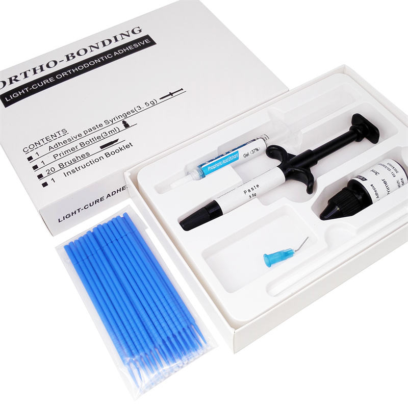 Dental Orthodontic Light Cure Brackets Mini Adhesive Bonding System Kit