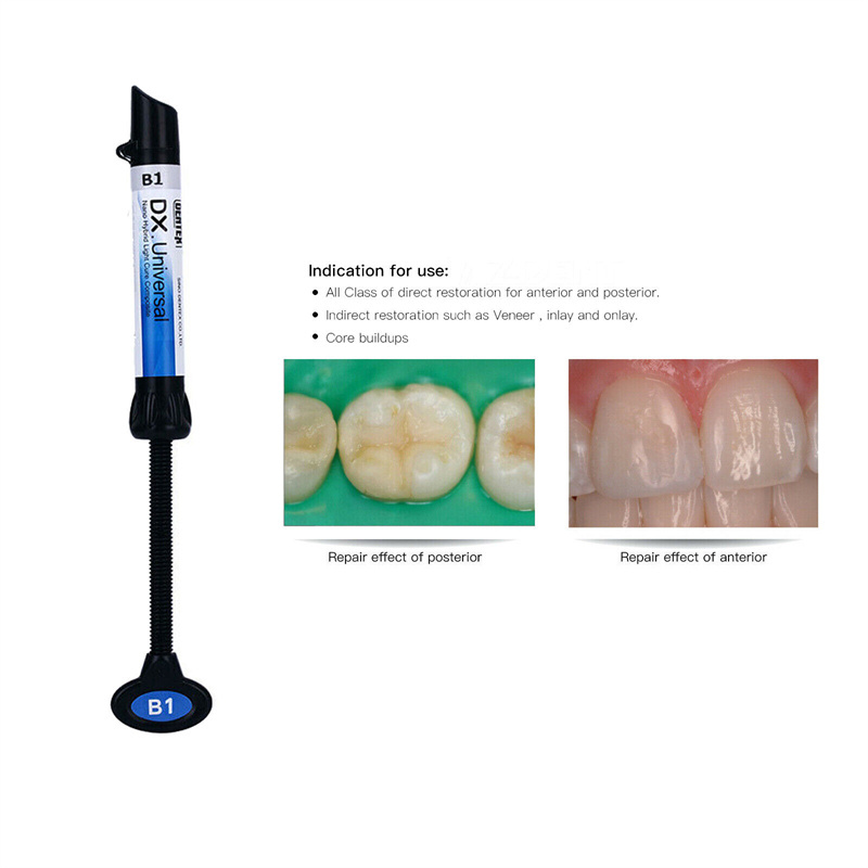 Dental Universal Light Cure Composite Resin A1/A2/A3/A3.5/B1/B2/Etching Gel/Bonding Adhesive