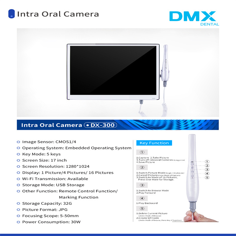 DMXDENT Dental Endoscopic Digital Imaging Intraoral Camera System DX-MC01/DX-300