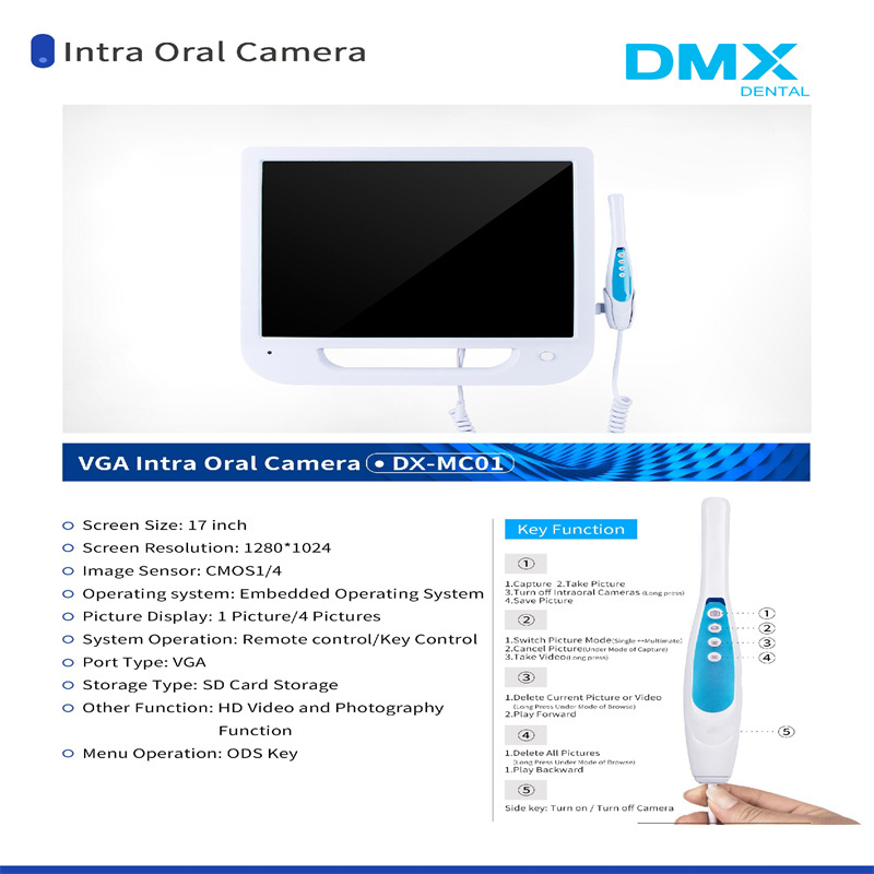 DMXDENT Dental Endoscopic Digital Imaging Intraoral Camera System DX-MC01/DX-300