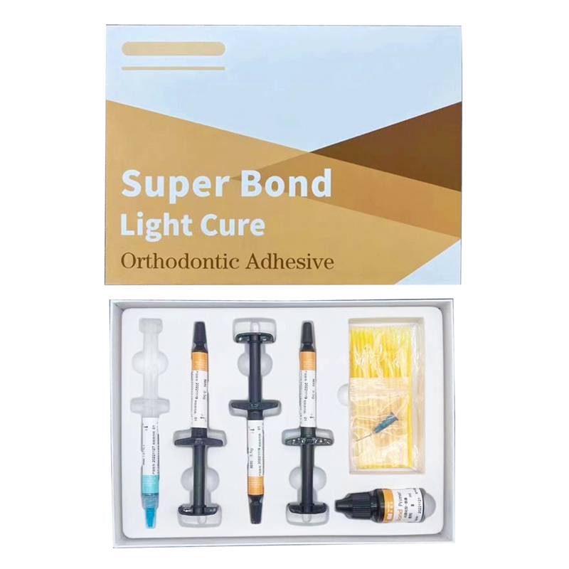 MacDent Dental Super Bond Light Cure Orthodontic Bonding Kit For Brackets Braces