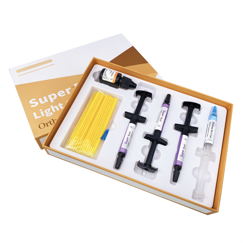 MacDent Dental Super Bond Light Cure Orthodontic Bonding Kit For Brackets Braces