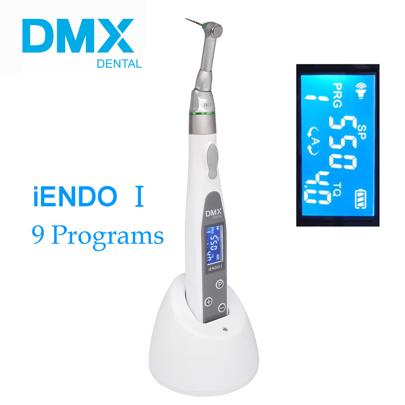 DMXDENT Dental Protaper PT-Blue Heat Activated Niti Endodontic Root Rotary Canal Files LED ENDO Motor Cordless 16:1 Contra Angle Handpiece