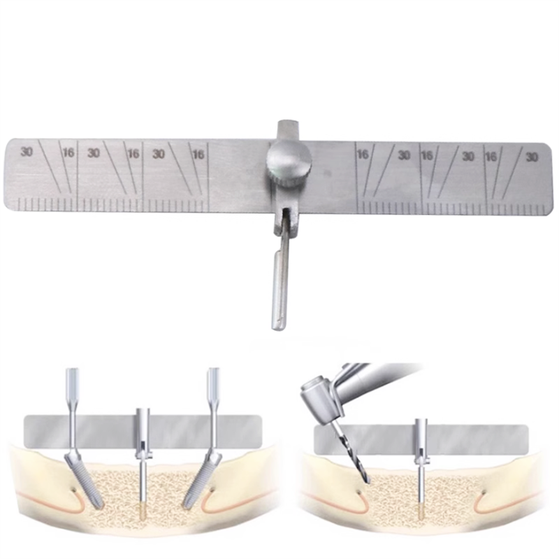 Dental Implant Locating Guide Surgical Positioning Locator Angle Ruler Guage