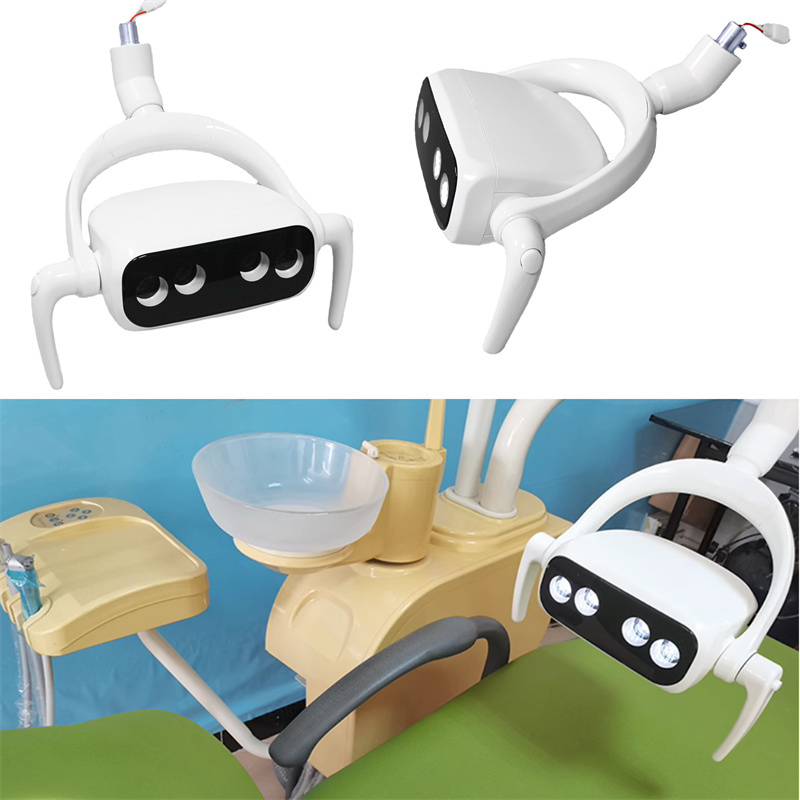 Dental Lamp LED Induction Light Shadowless Oral Lamp for Dental Chair with 4 LED 22mm