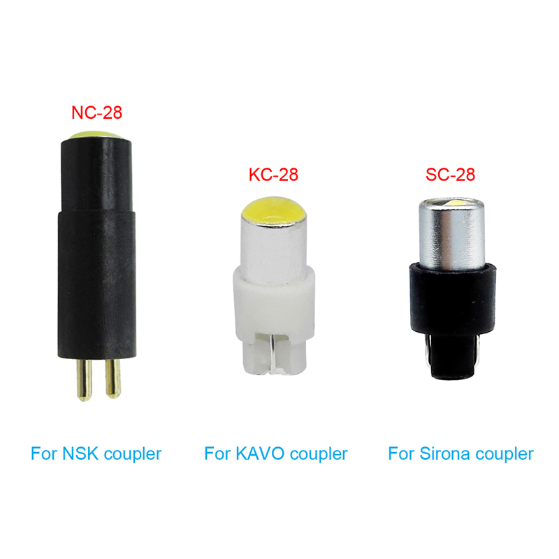 `COXO YUSENDENT Dental Fiber Optic LED High Speed Handpiece Turbine Fit NSK Kavo WH Coupler