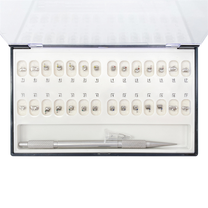 Dental Orthodontic Damon Q Self Ligating Bracket - MBT 022 Buccal Tube - Metal - Ormco Style