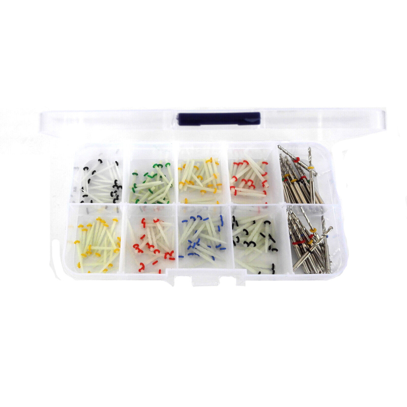 `Dental Endo Fiber Post Quartz/Glass Single Refilled Package & 32pcs Drills 160pc