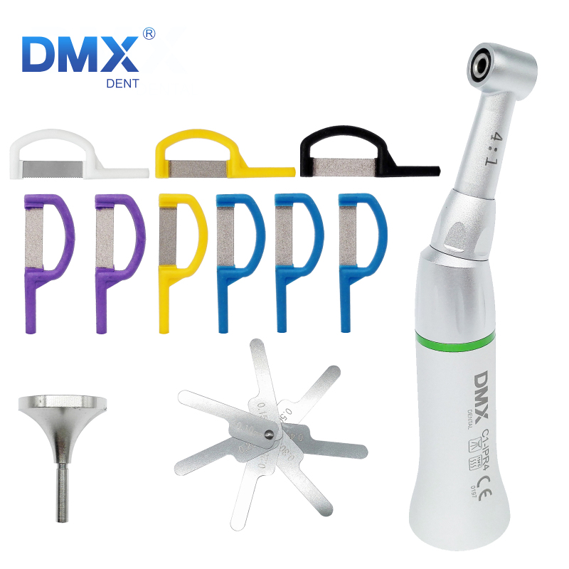 `DMX-DENTAL C1-IPR1 4:1 Dental Reduction Interproximal Stripping Contra Angle Handpiece Kit A / Kit B