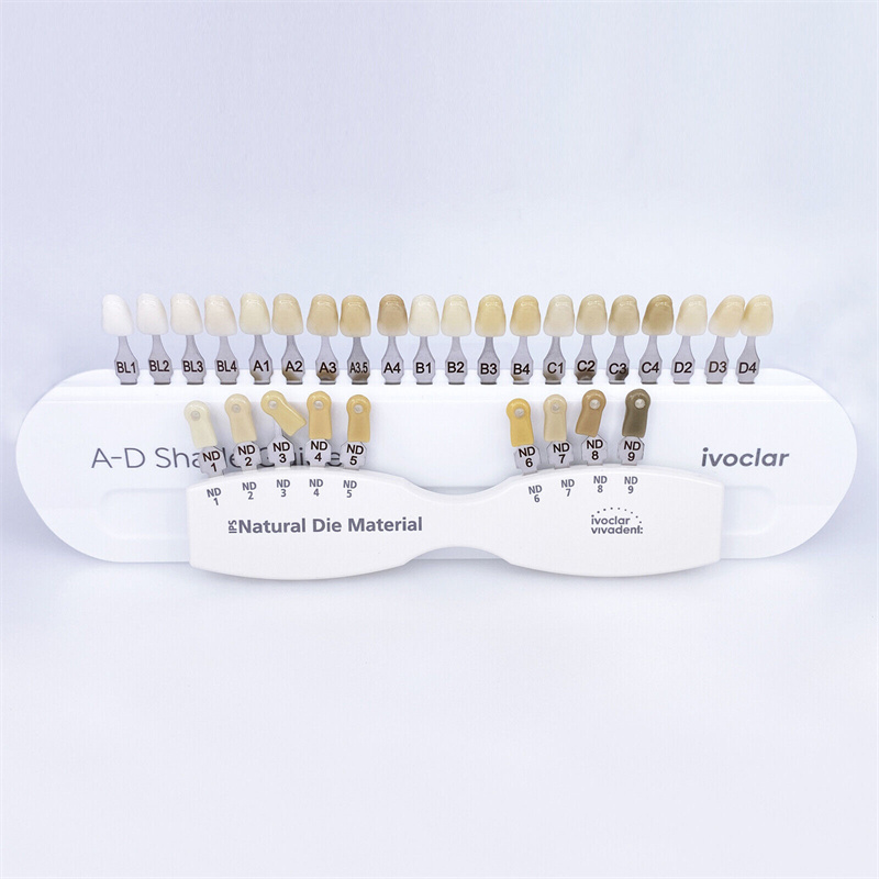 Dental Teeth Shade Guide Porcelain Material A-D 16+Bleached Color