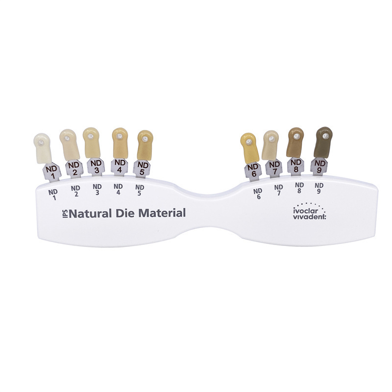 Ivoclar Vivadent Dental Teeth Shade Guide Colors Porcelain Material Bleached