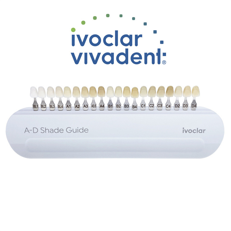 Ivoclar Vivadent Dental Teeth Shade Guide Colors Porcelain Material Bleached