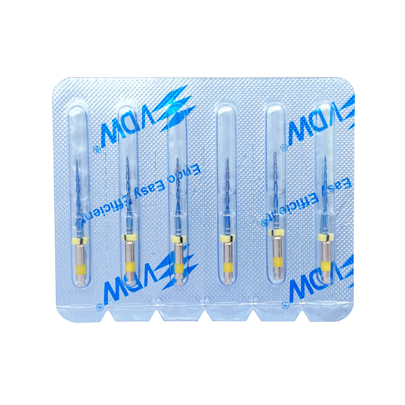 `VDW Reciproc Dental Endo Root Canal Rotary Drills  Blue 6 Pcs/pack