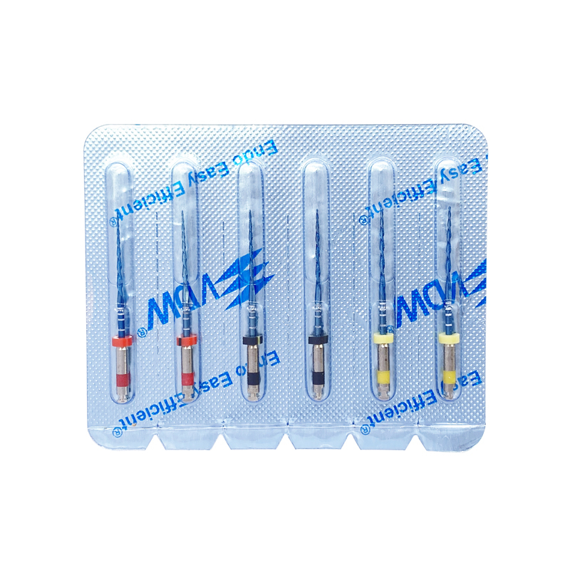 `VDW Reciproc Dental Endo Root Canal Rotary Drills  Blue 6 Pcs/pack