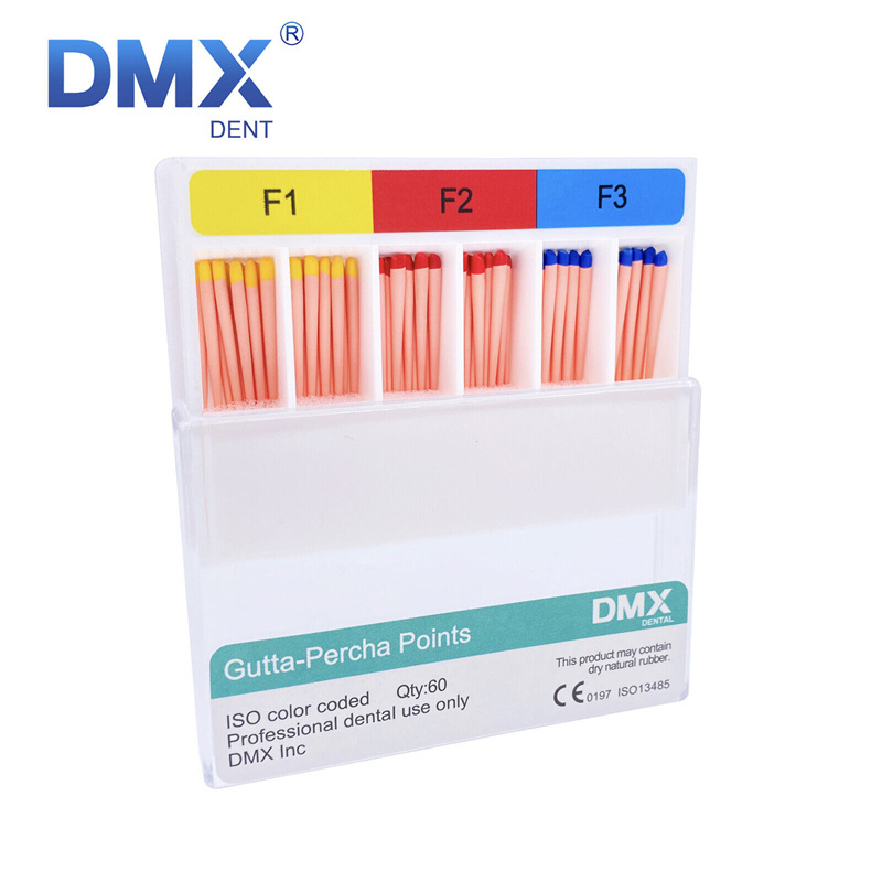 DMXDENT Dental Universal Endo Root Canal Gutta Percha Points F1/F2/F3/F1-F3
