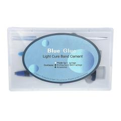 Fresh Dental Orthodontic Adhesive Light Cure Band Cement Blue Glue Intro Kit