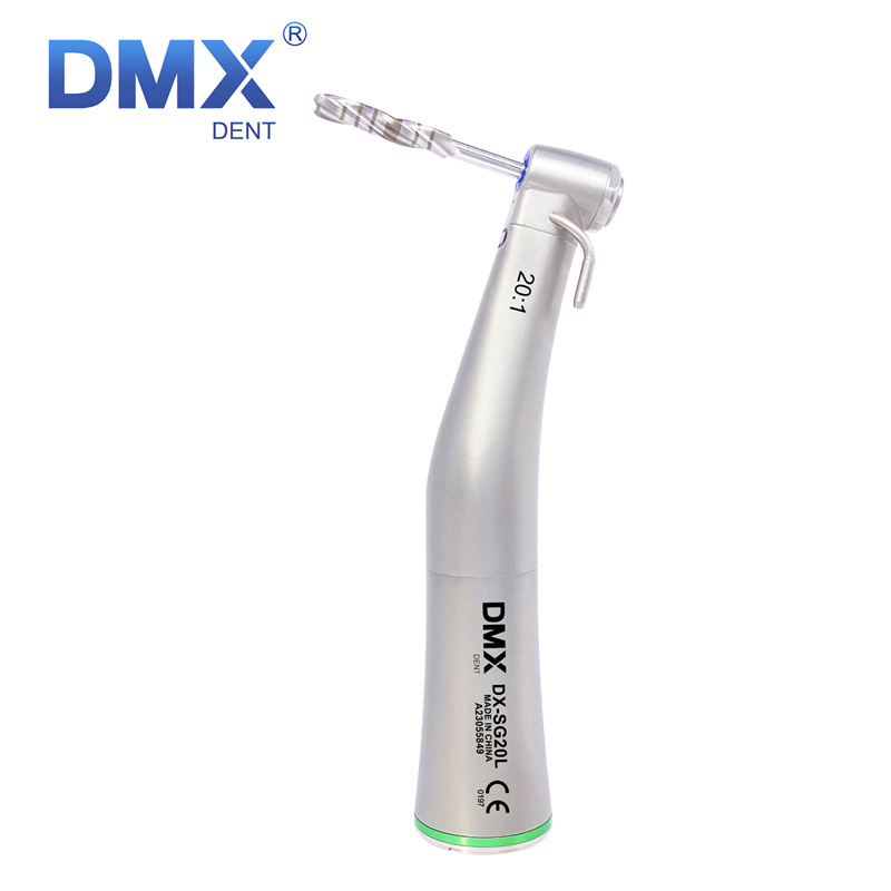 DMXDENT DX-SG20L Dental Fiber Optic 20:1 Reduction Contra Angle Handpiece