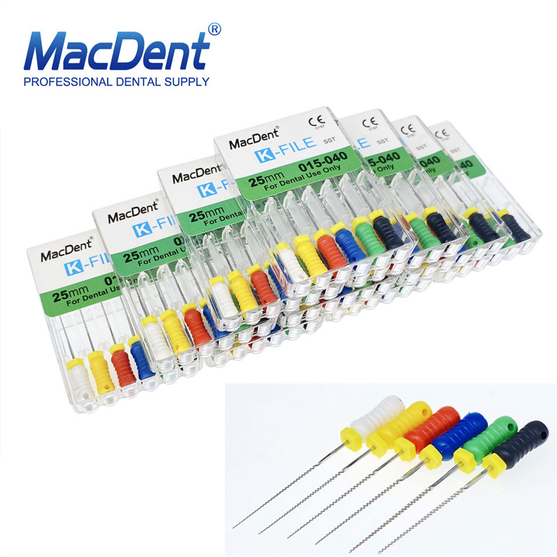 Macdent K-File Root Canal Hand Use Endo Endodontics Dental Files