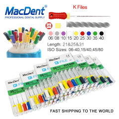 Macdent K-File Root Canal Hand Use Endo Endodontics Dental Files