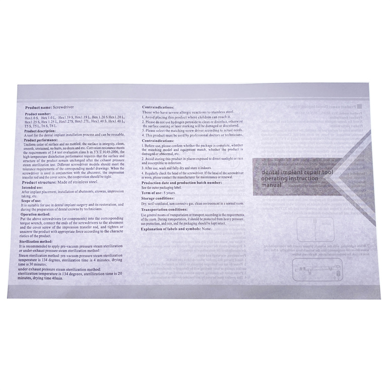 Dental Universal Implant Instrument Prosthetic Restoration Hand Driver Tool Kit