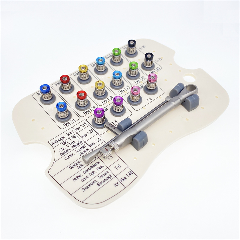 Dental Universal Implant Instrument Prosthetic Restoration Hand Driver Tool Kit