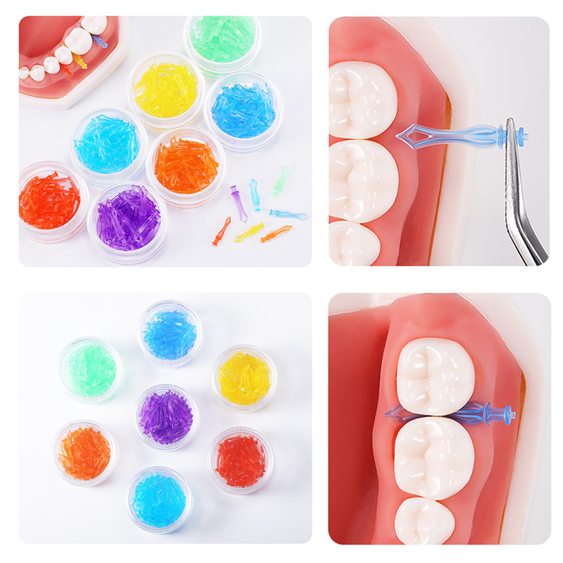 Dental Diamond Wedges Matrix Diastema Adaptive Interdental Teeth Wedge