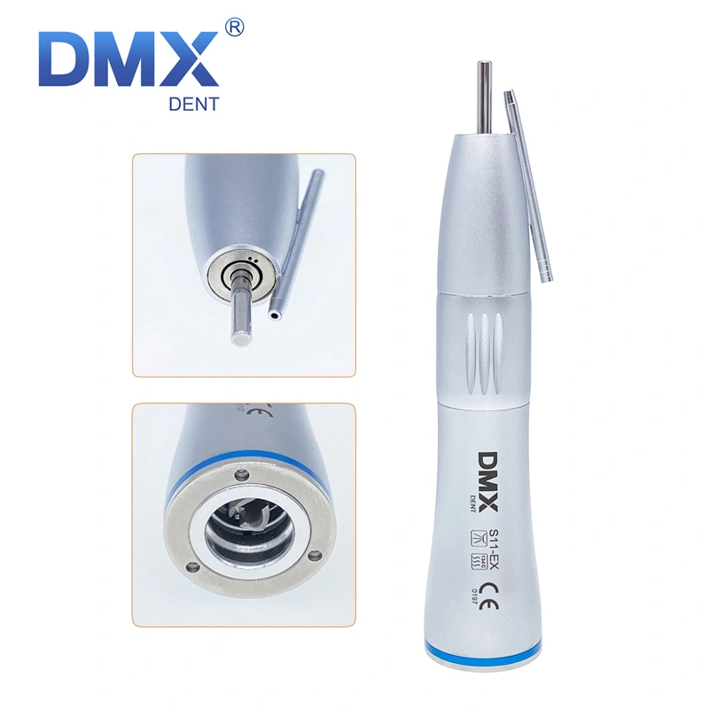 DMXDENT Dental Straight S11-EX Low Speed Handpiece 1:1 External ...